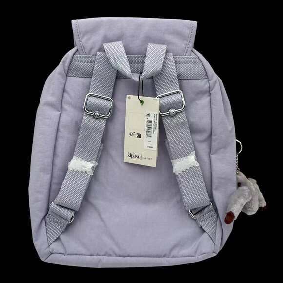 Kipling Nylon Queenie Backpack Lush‎ Lavender BP4499 5DM Adjustable Straps main image 5